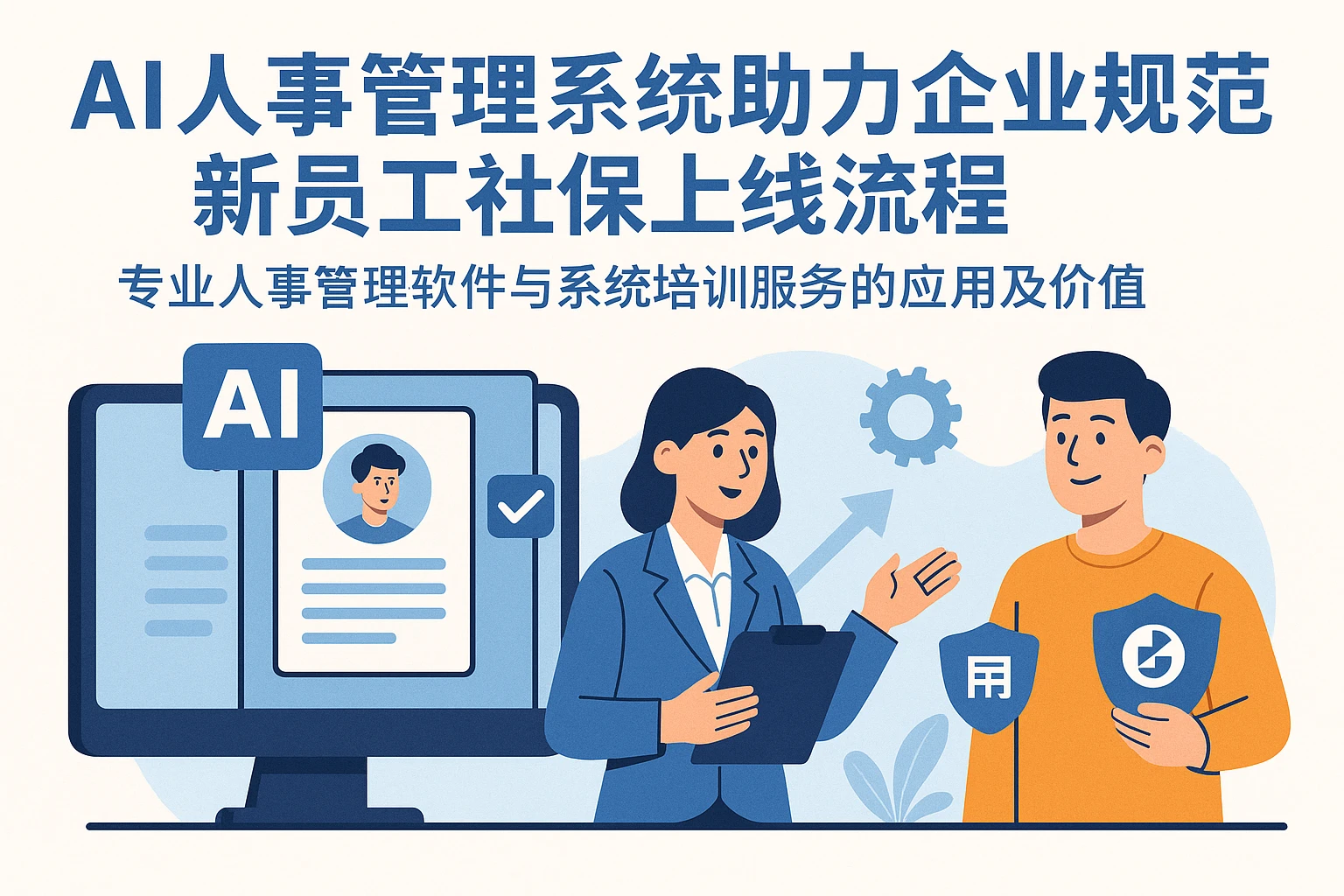 AI人事管理系统助力企业规范新员工社保上线流程 —— 专业人事管理软件与系统培训服务的应用及价值