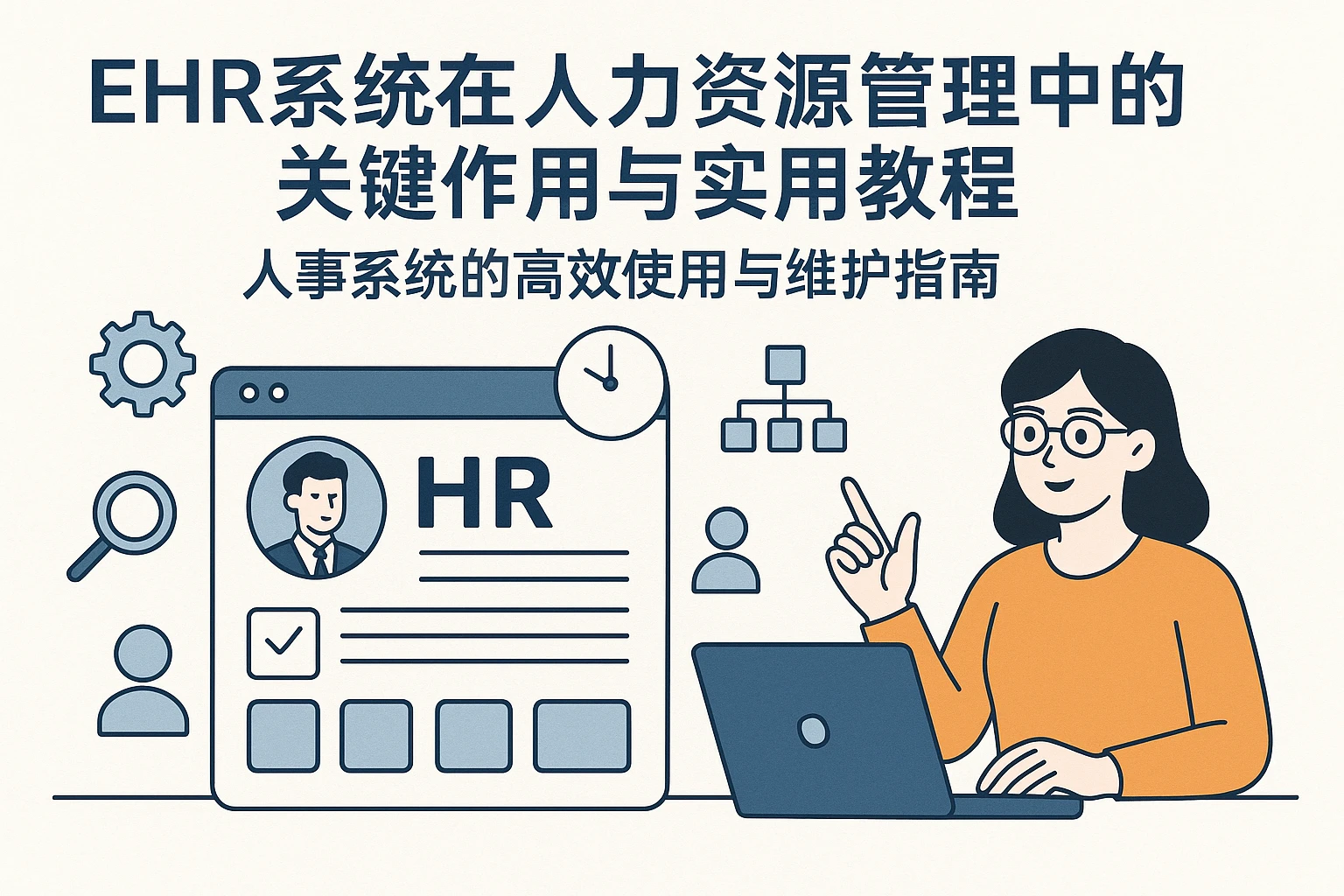 EHR系统在人力资源管理中的关键作用与实用教程：人事系统的高效使用与维护指南
