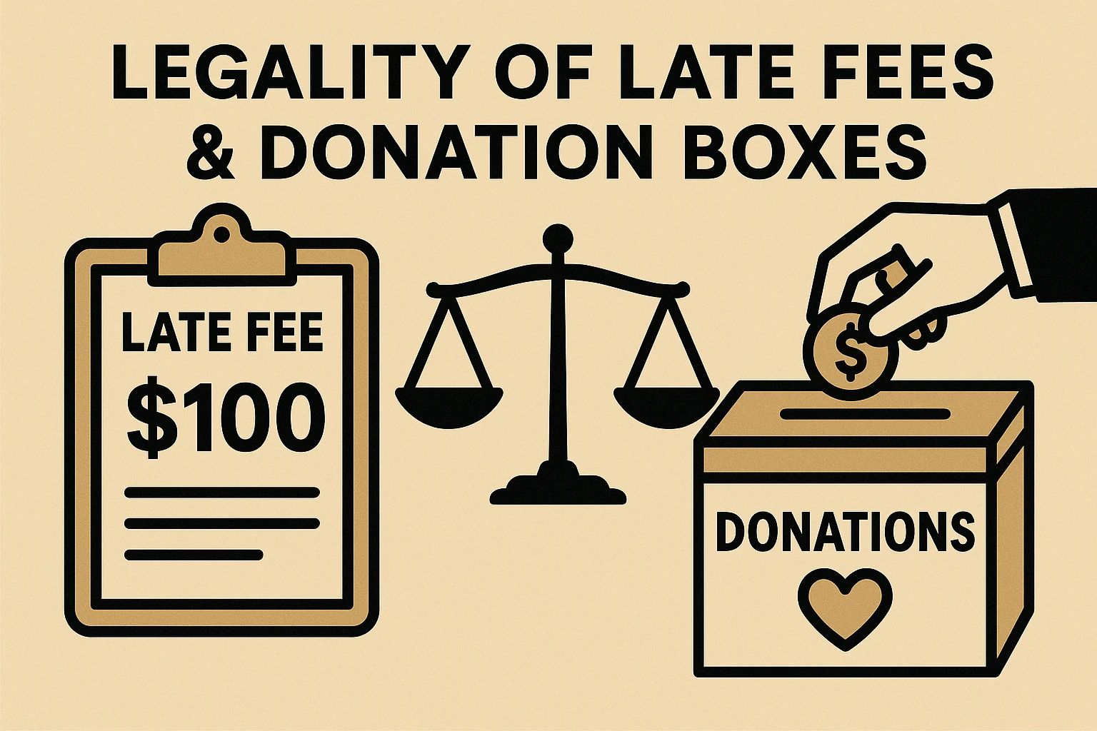 迟到罚款与募捐箱在法律上的合规性