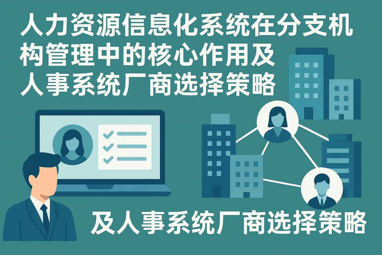 人力资源信息化系统在多分支机构管理中的核心作用及人事系统厂商选择策略