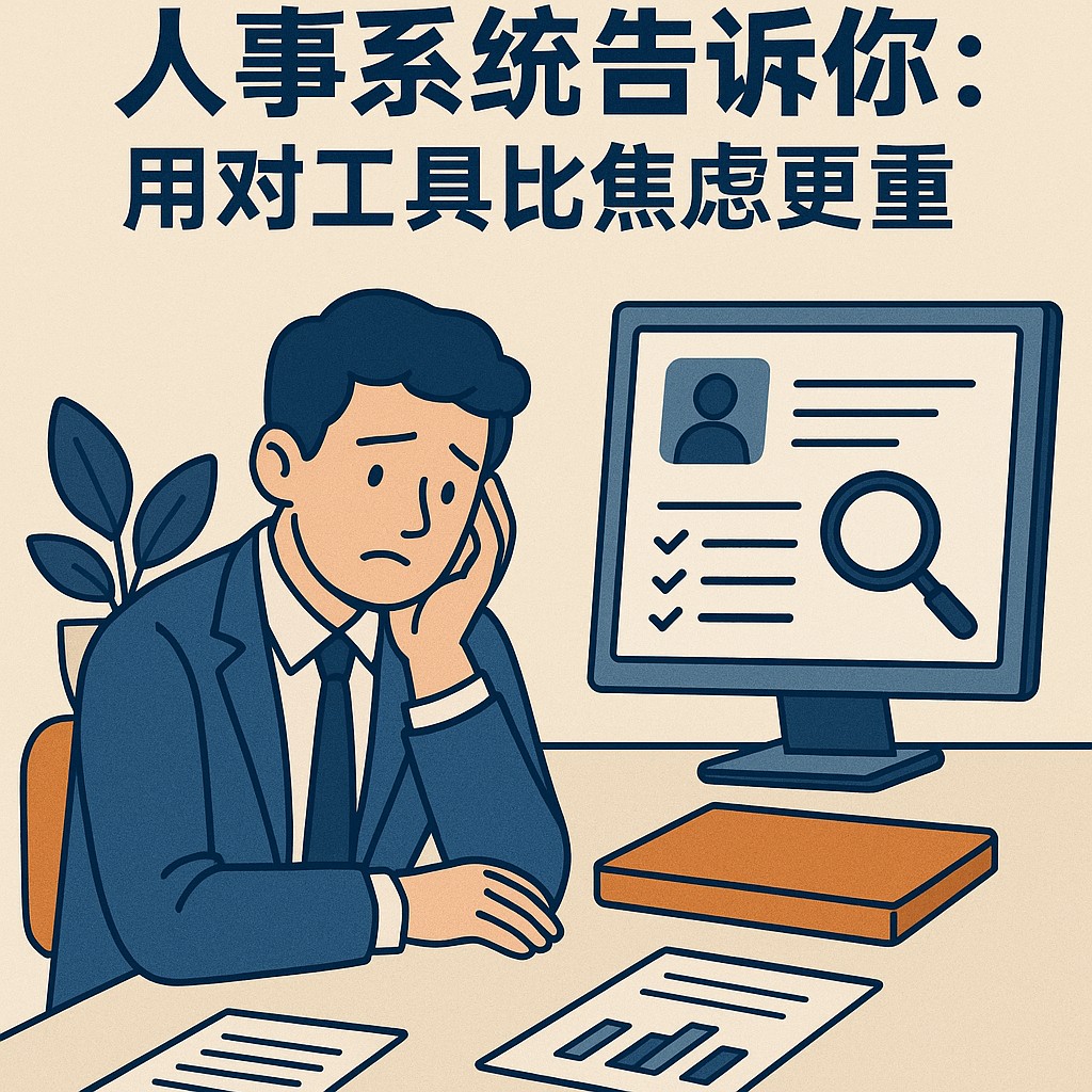 33岁职场人找工作难?人事系统告诉你:用对工具比焦虑更重要