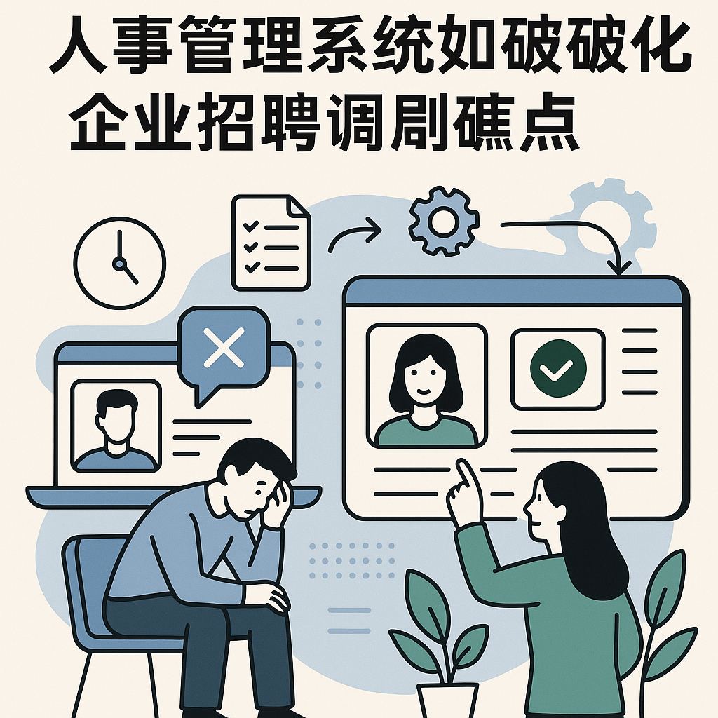 从面试爽约困境到高效管理：人事管理系统如何破解企业招聘痛点？