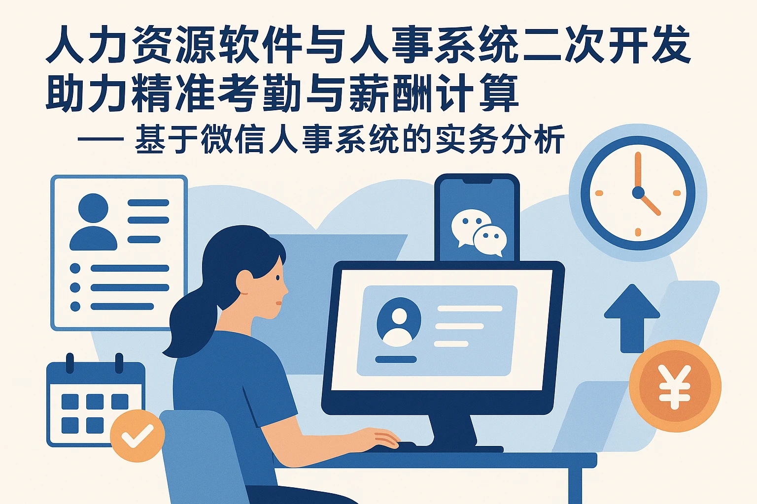 人力资源软件与人事系统二次开发助力精准考勤与薪酬计算——基于微信人事系统的实务分析