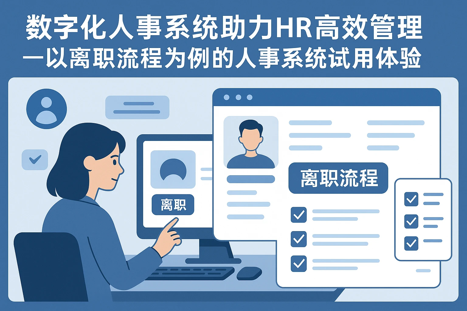 数字化人事系统助力HR高效管理——以离职流程为例的人事系统试用体验