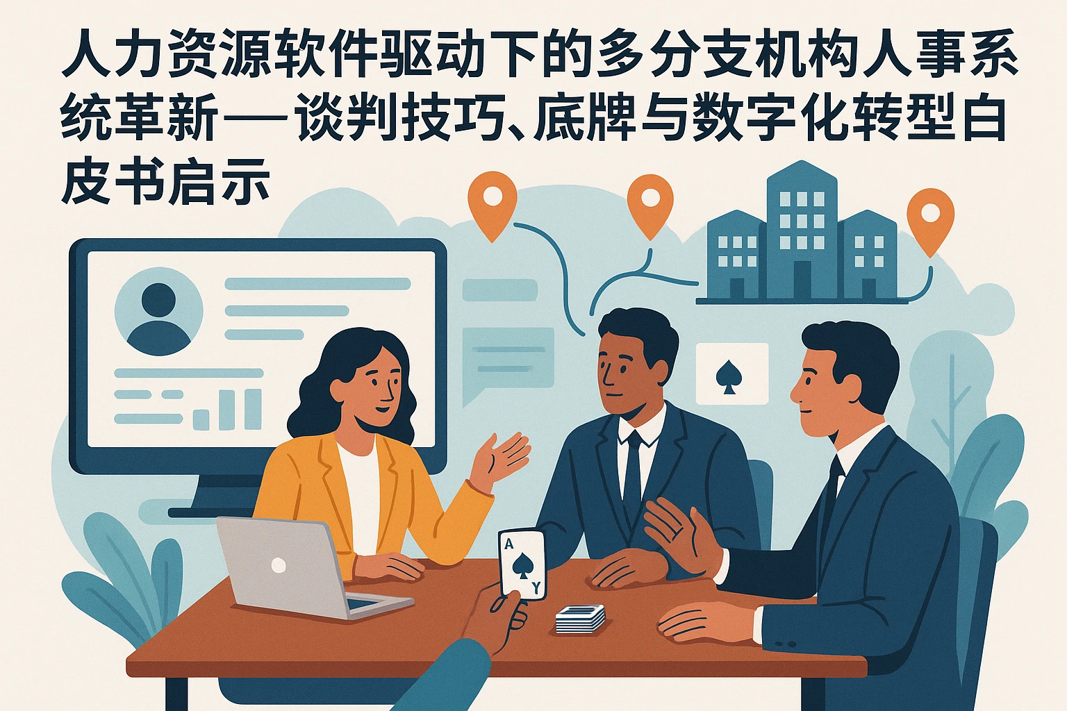 人力资源软件驱动下的多分支机构人事系统革新——谈判技巧、底牌与数字化转型白皮书启示
