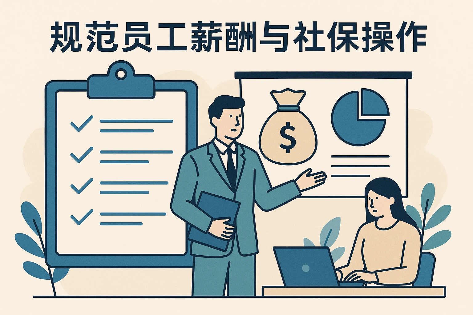 规范员工薪酬与社保操作