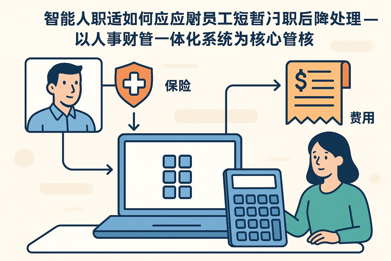 智能人事系统如何应对员工短暂入职后的保险与费用处理——以人事财务一体化系统为核心