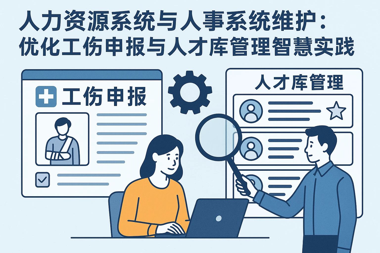 人力资源系统与人事系统维护：优化工伤申报与人才库管理的智慧实践