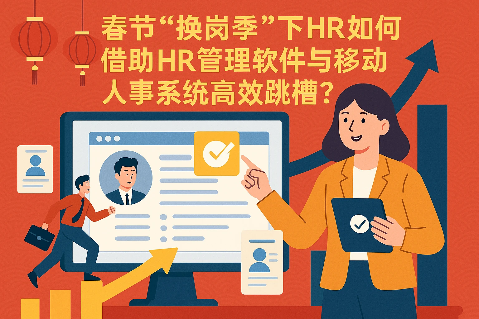 春节“换岗季”下,HR如何借助HR管理软件与移动人事系统高效跳槽?