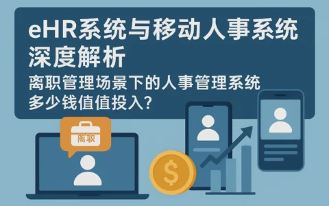 eHR系统与移动人事系统深度解析：离职管理场景下的人事管理系统多少钱值得投入？