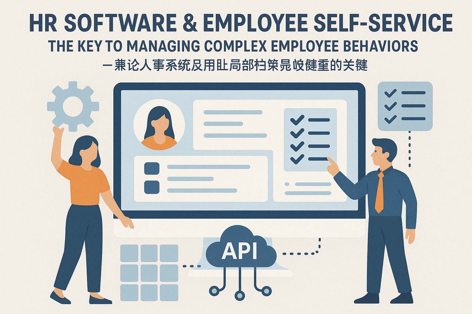人力资源软件与员工自助系统：高效管理复杂员工行为的关键——兼论人事系统API接口的价值