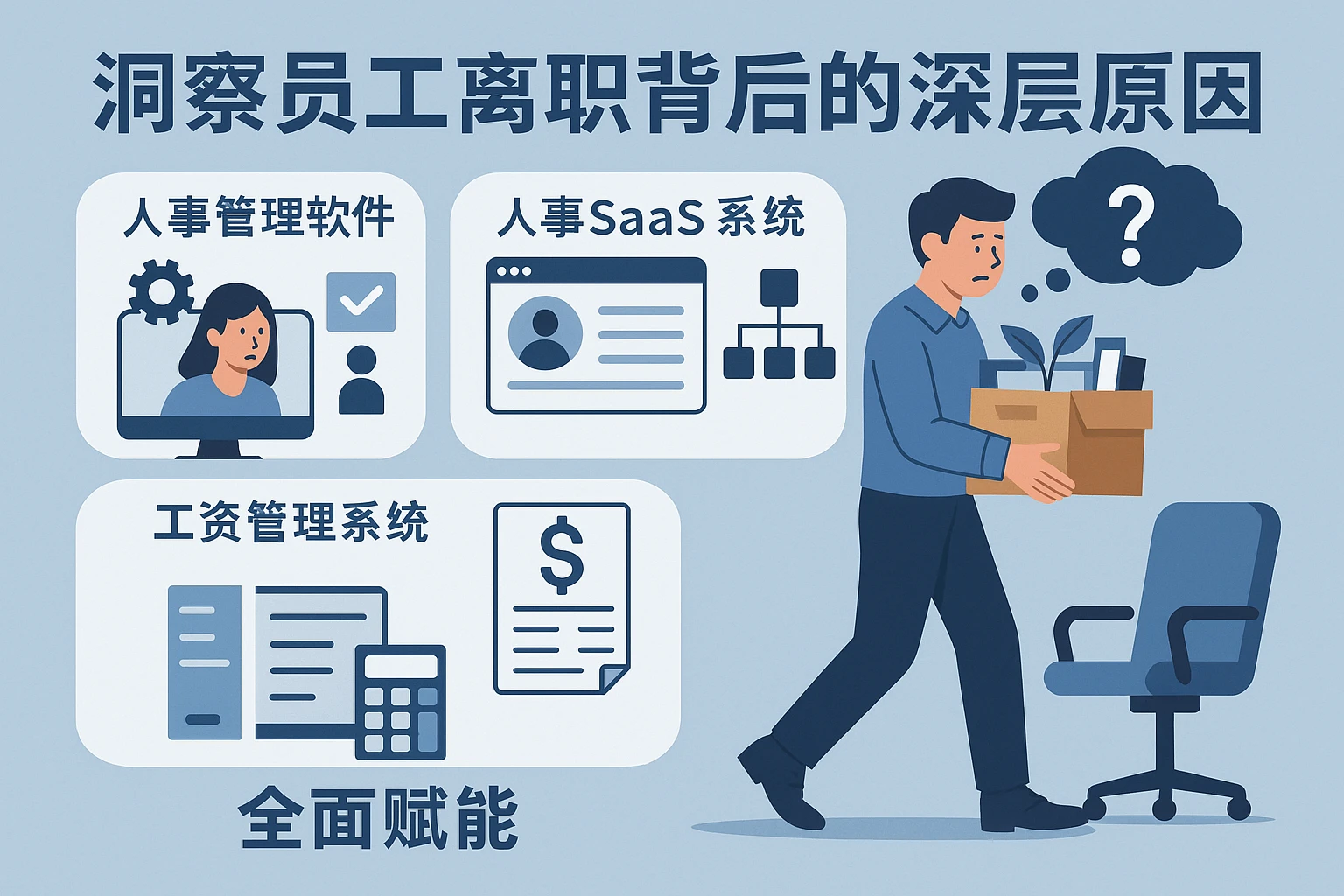 洞察员工离职背后的深层原因——人事管理软件、人事SaaS系统与工资管理系统的全面赋能