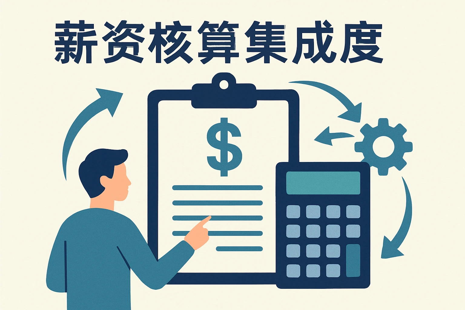 薪资核算集成度