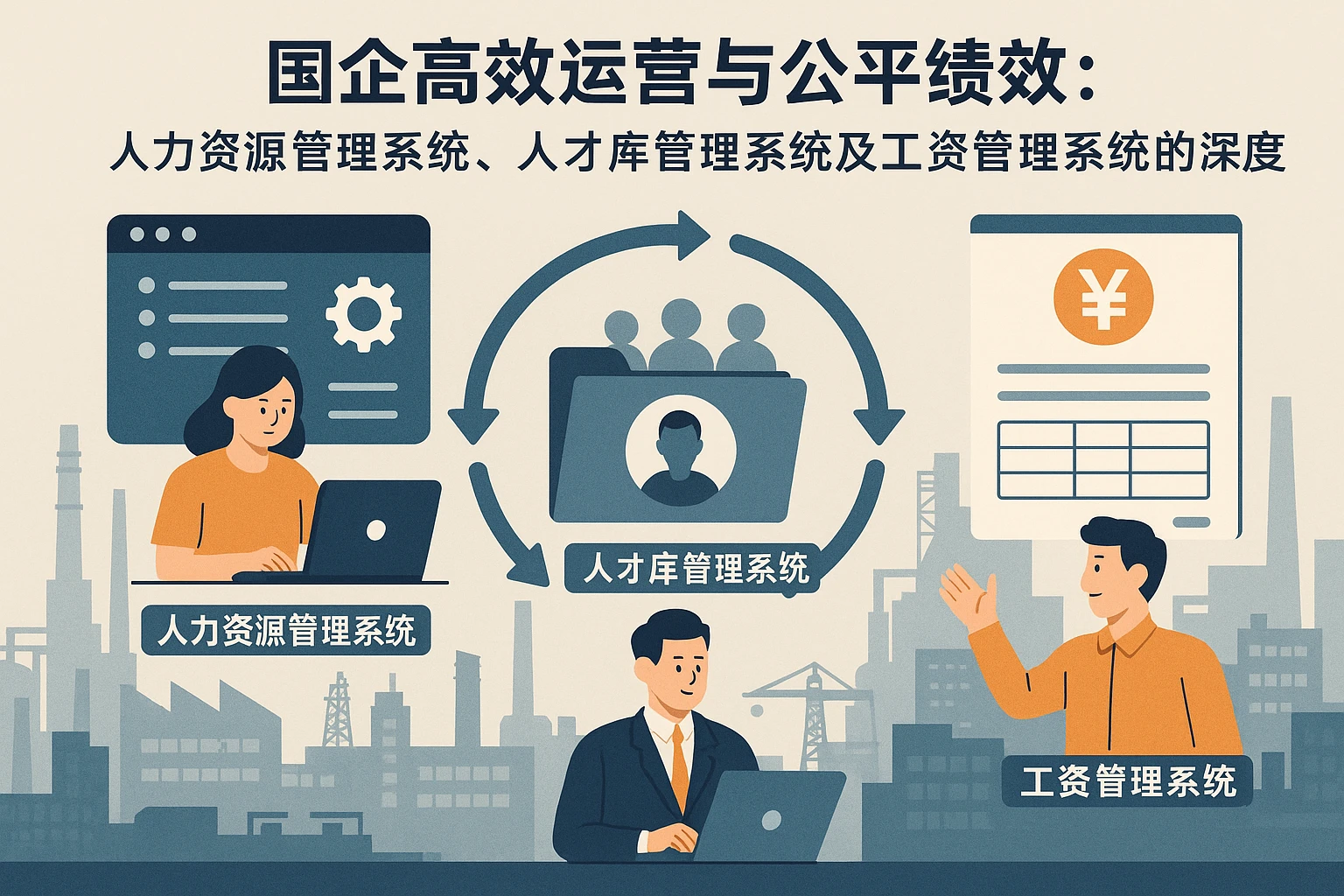 国企高效运营与公平绩效:人力资源管理系统、人才库管理系统及工资管理系统的深度融合