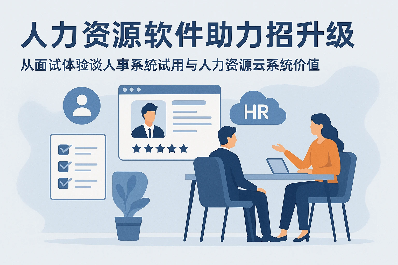人力资源软件助力招聘升级：从面试体验谈人事系统试用与人力资源云系统价值