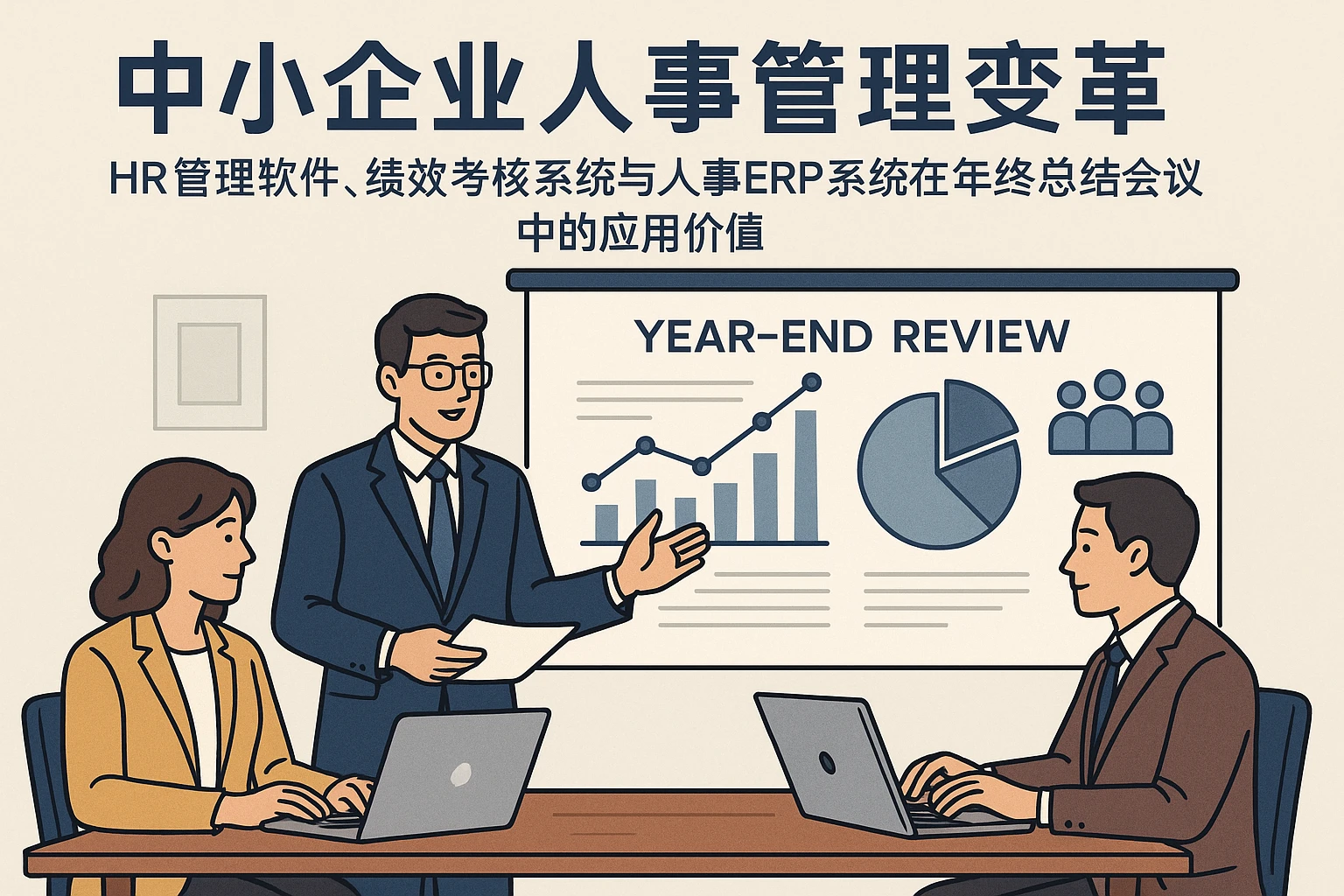 中小企业人事管理变革：HR管理软件、绩效考核系统与人事ERP系统在年终总结会议中的应用价值