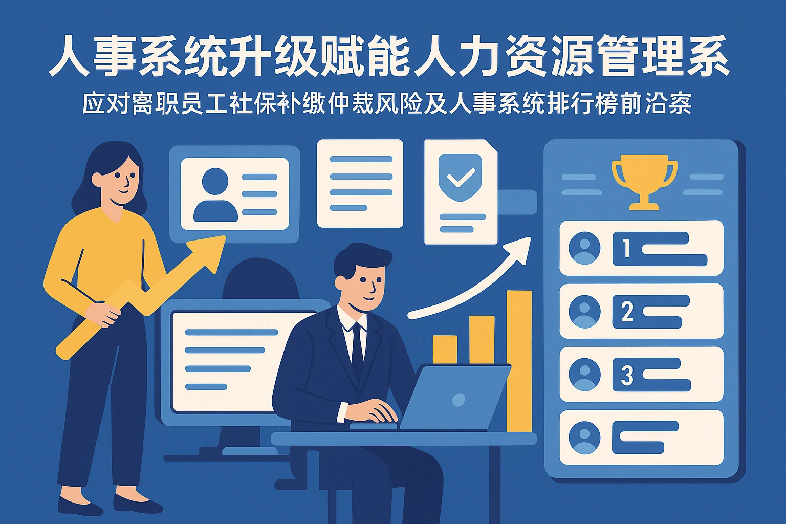 人事系统升级赋能人力资源管理系统，应对离职员工社保补缴仲裁风险及人事系统排行榜前沿洞察