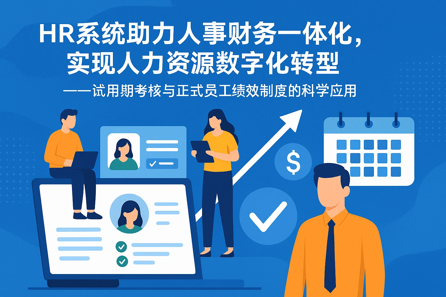 HR系统助力人事财务一体化，实现人力资源数字化转型——试用期考核与正式员工绩效制度的科学应用
