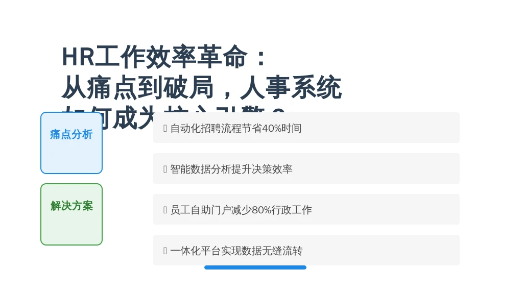 HR工作效率革命：从痛点到破局，人事系统如何成为核心引擎？