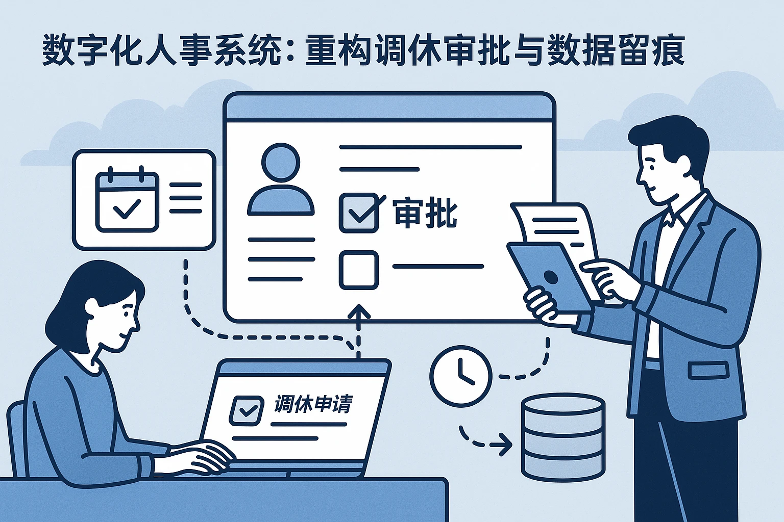 数字化人事系统：重构调休审批与数据留痕