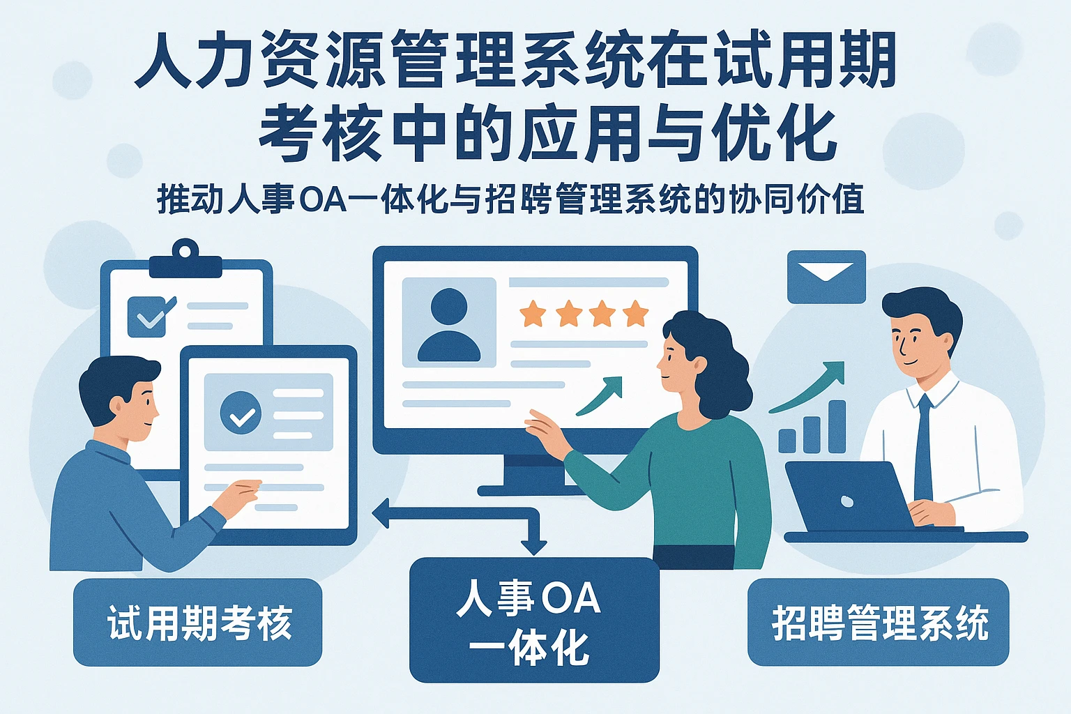 人力资源管理系统在试用期考核中的应用与优化：推动人事OA一体化与招聘管理系统的协同价值