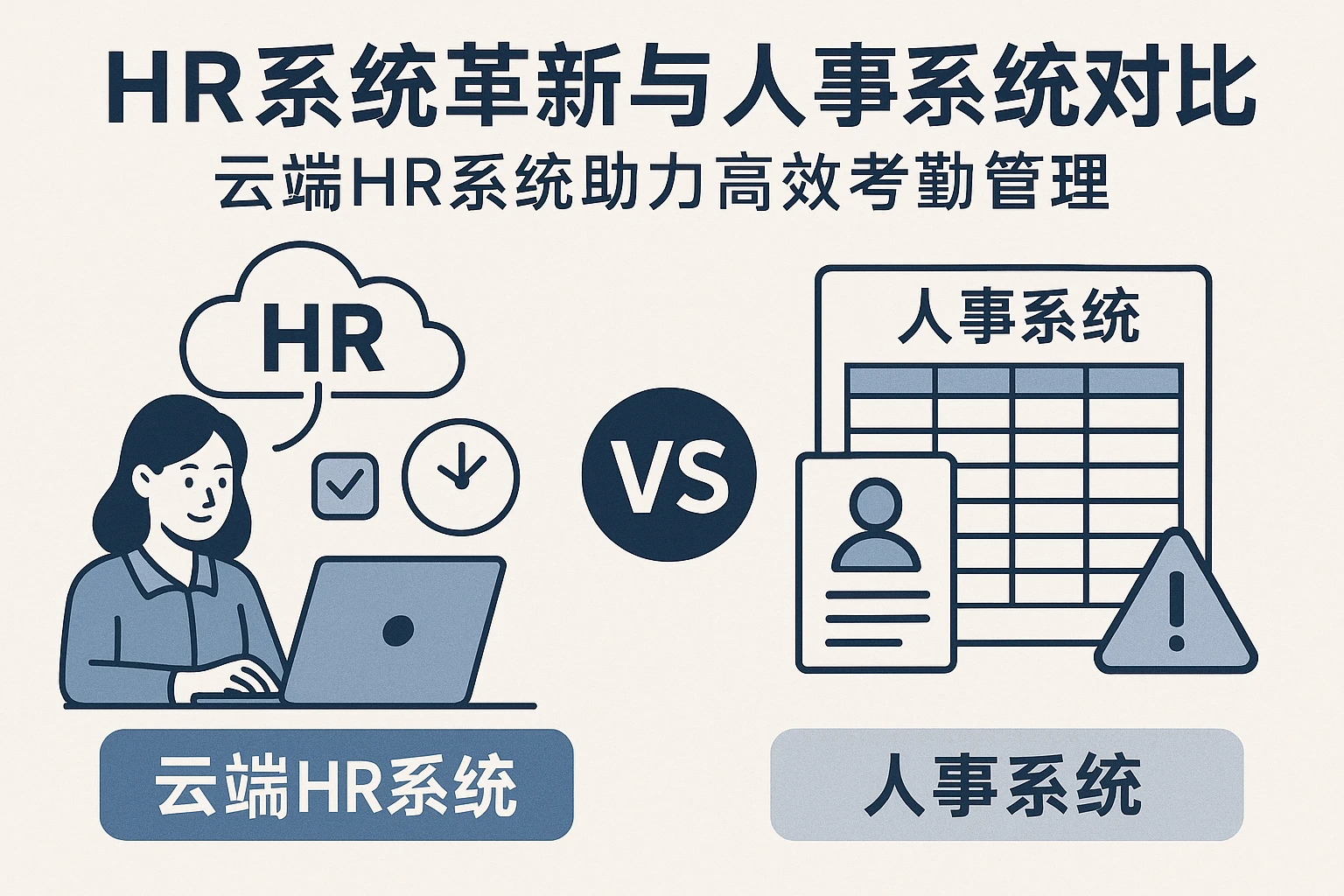 HR系统革新与人事系统对比——云端HR系统助力高效考勤管理