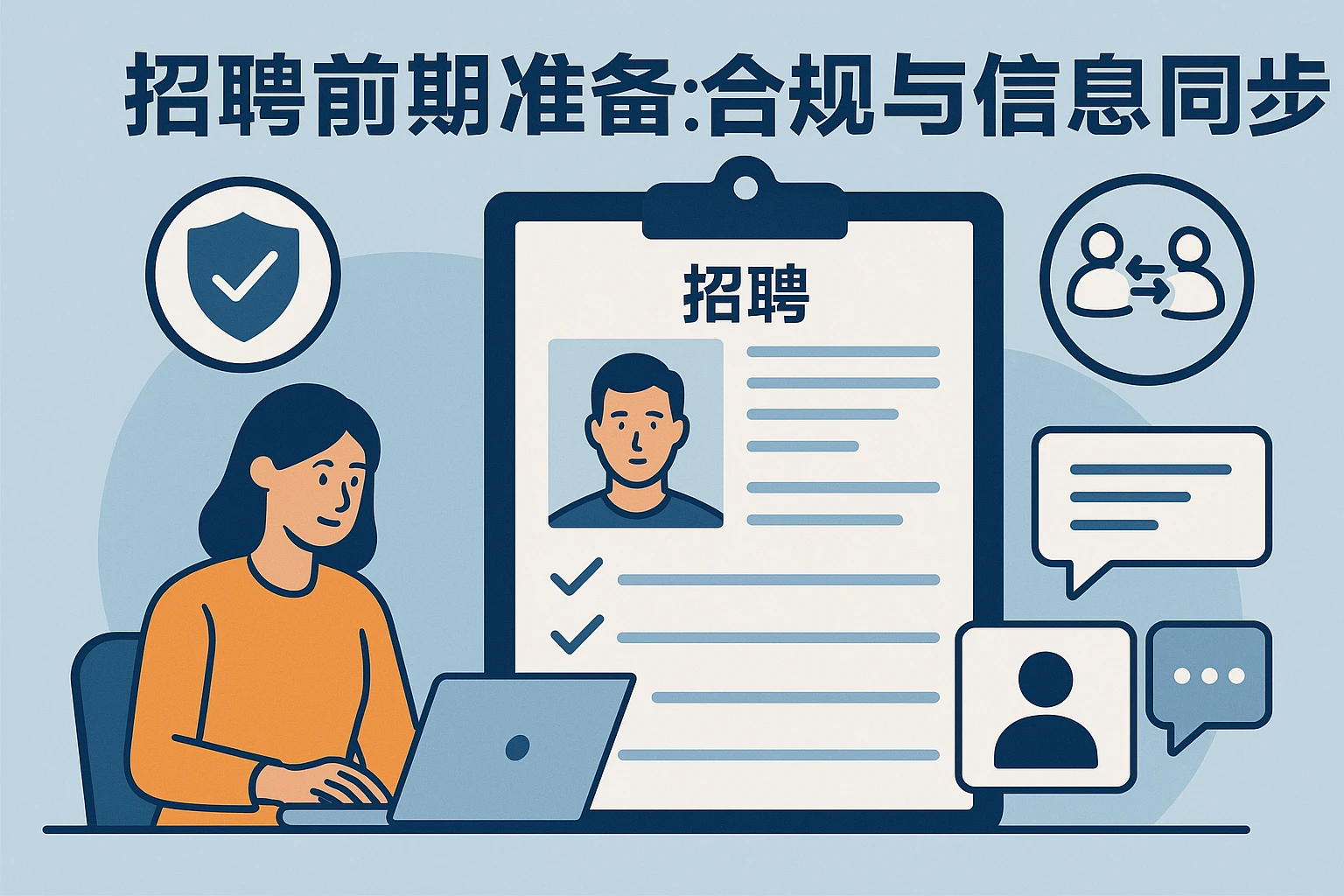 招聘前期准备：合规与信息同步