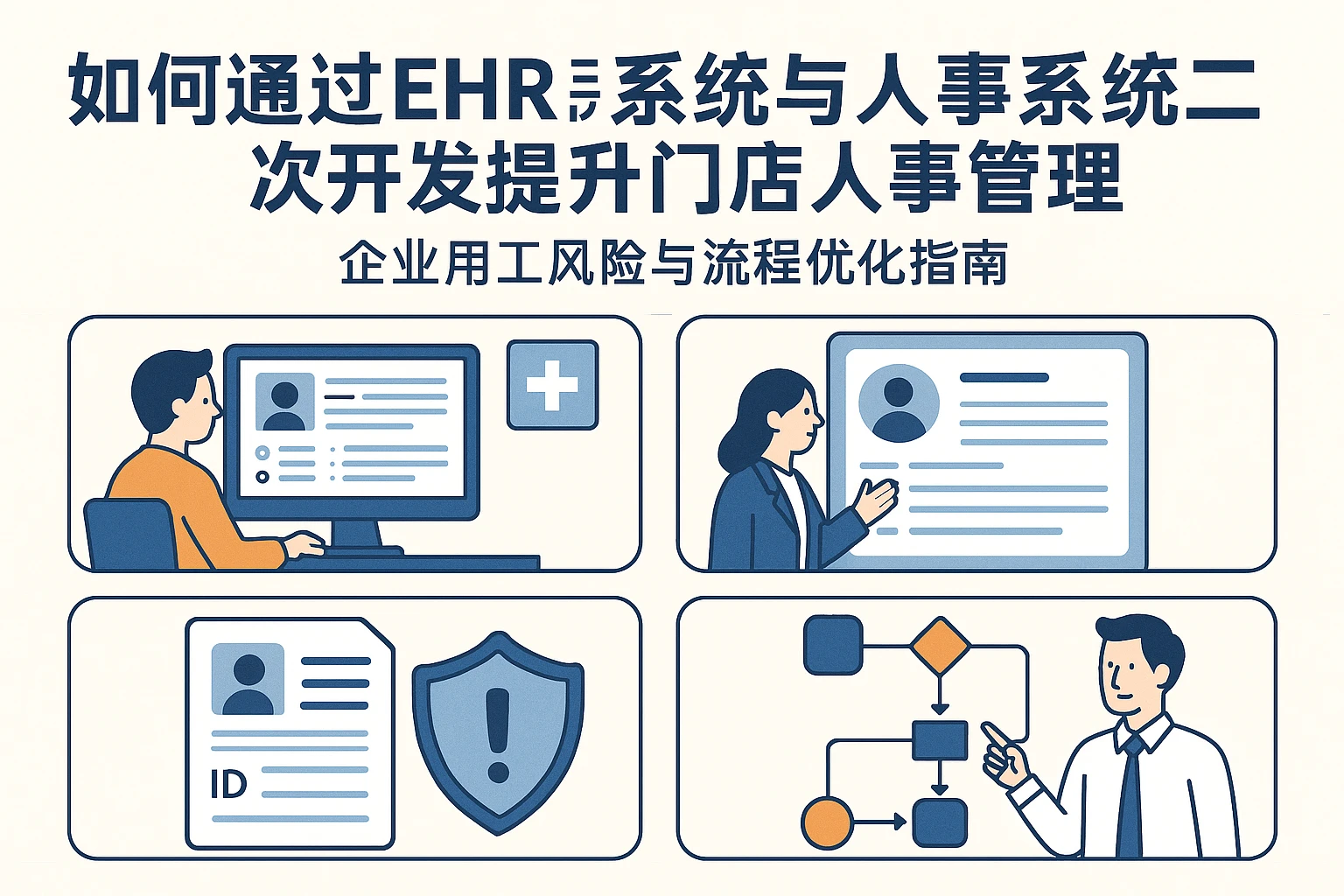 如何通过EHR系统与人事系统二次开发提升门店人事管理——企业用工风险与流程优化指南