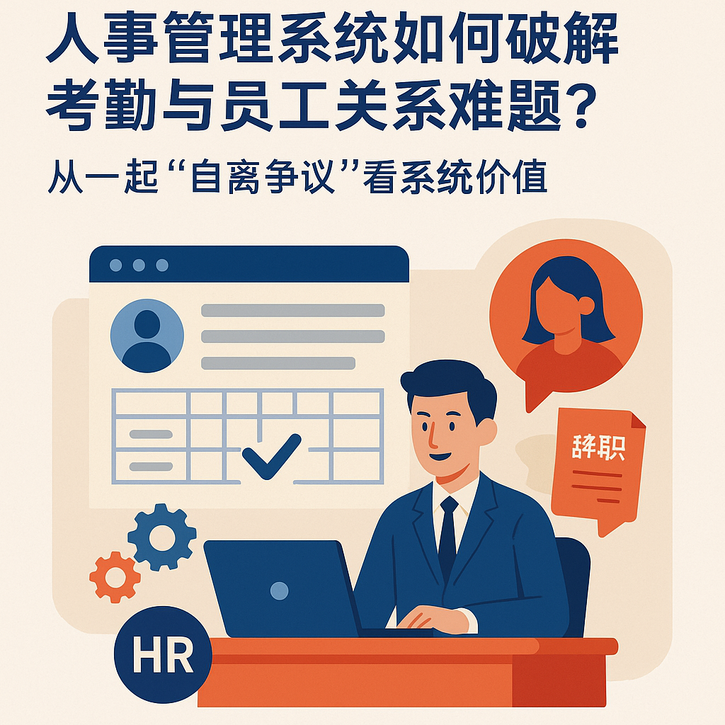 人事管理系统如何破解考勤与员工关系难题？从一起“自离争议”看系统价值