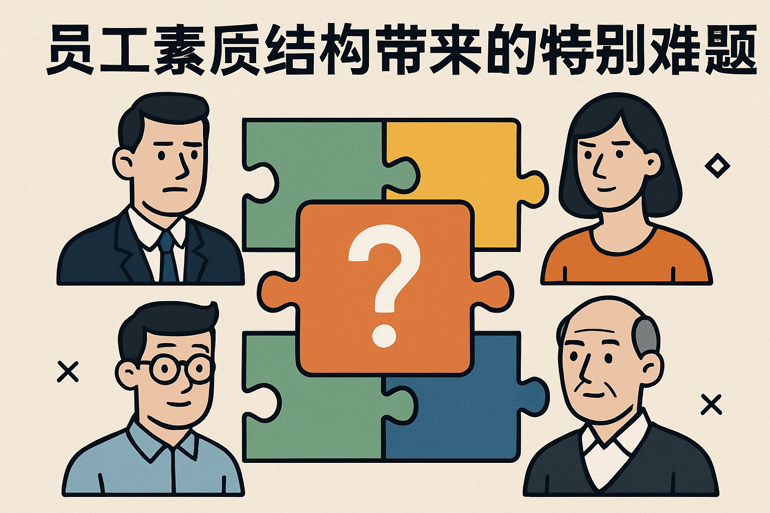 员工素质结构带来的特别难题