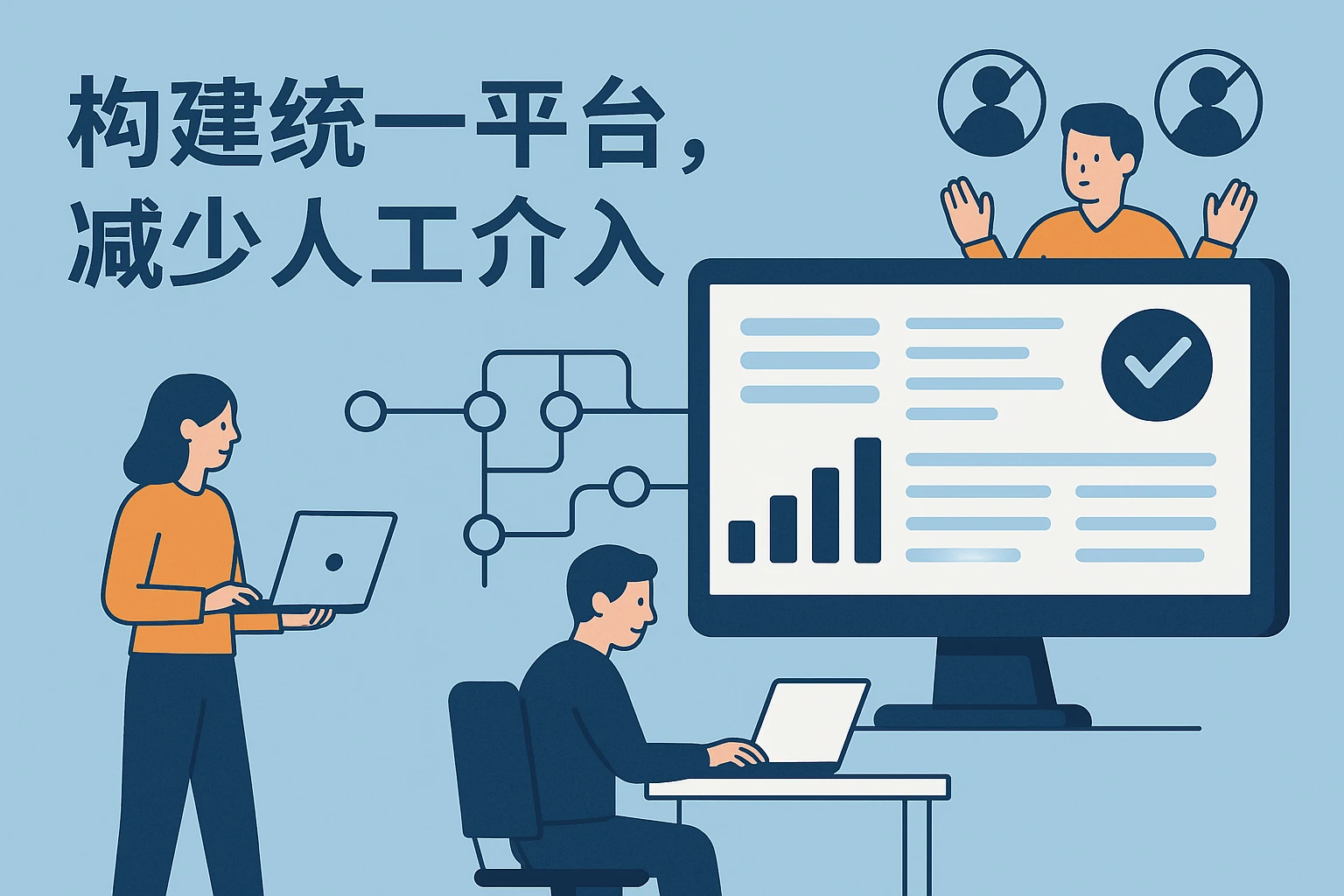 构建统一平台，减少人工介入