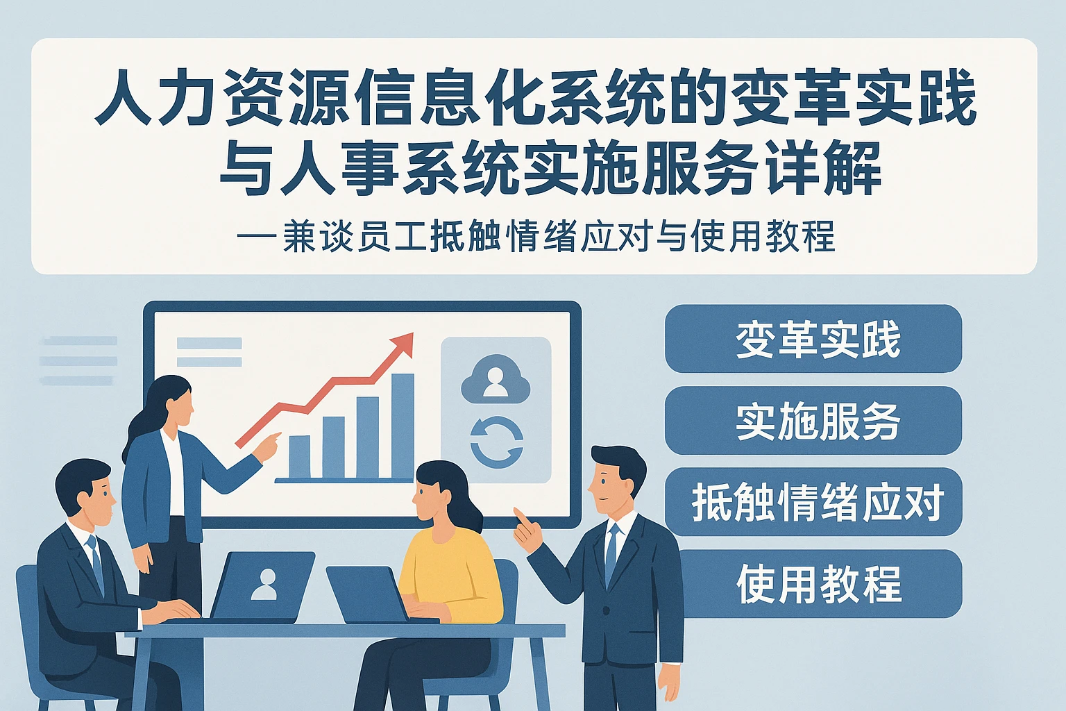 人力资源信息化系统的变革实践与人事系统实施服务详解——兼谈员工抵触情绪应对与使用教程