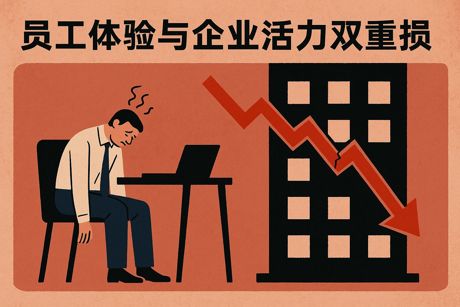 员工体验与企业活力双重受损