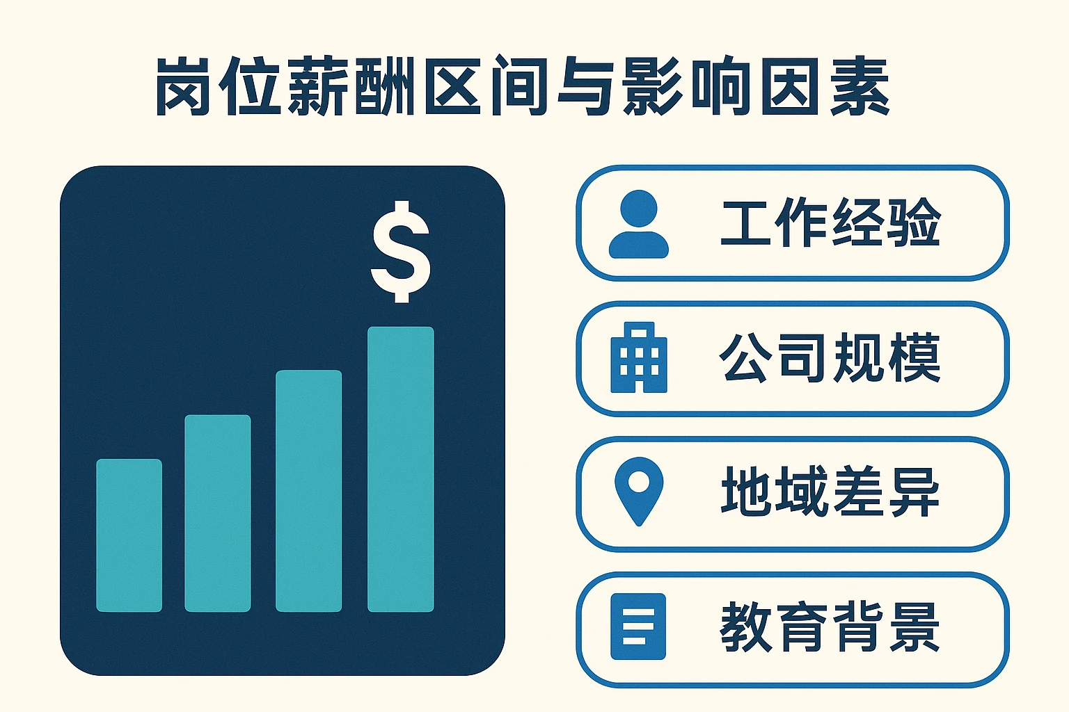 岗位薪酬区间与影响因素