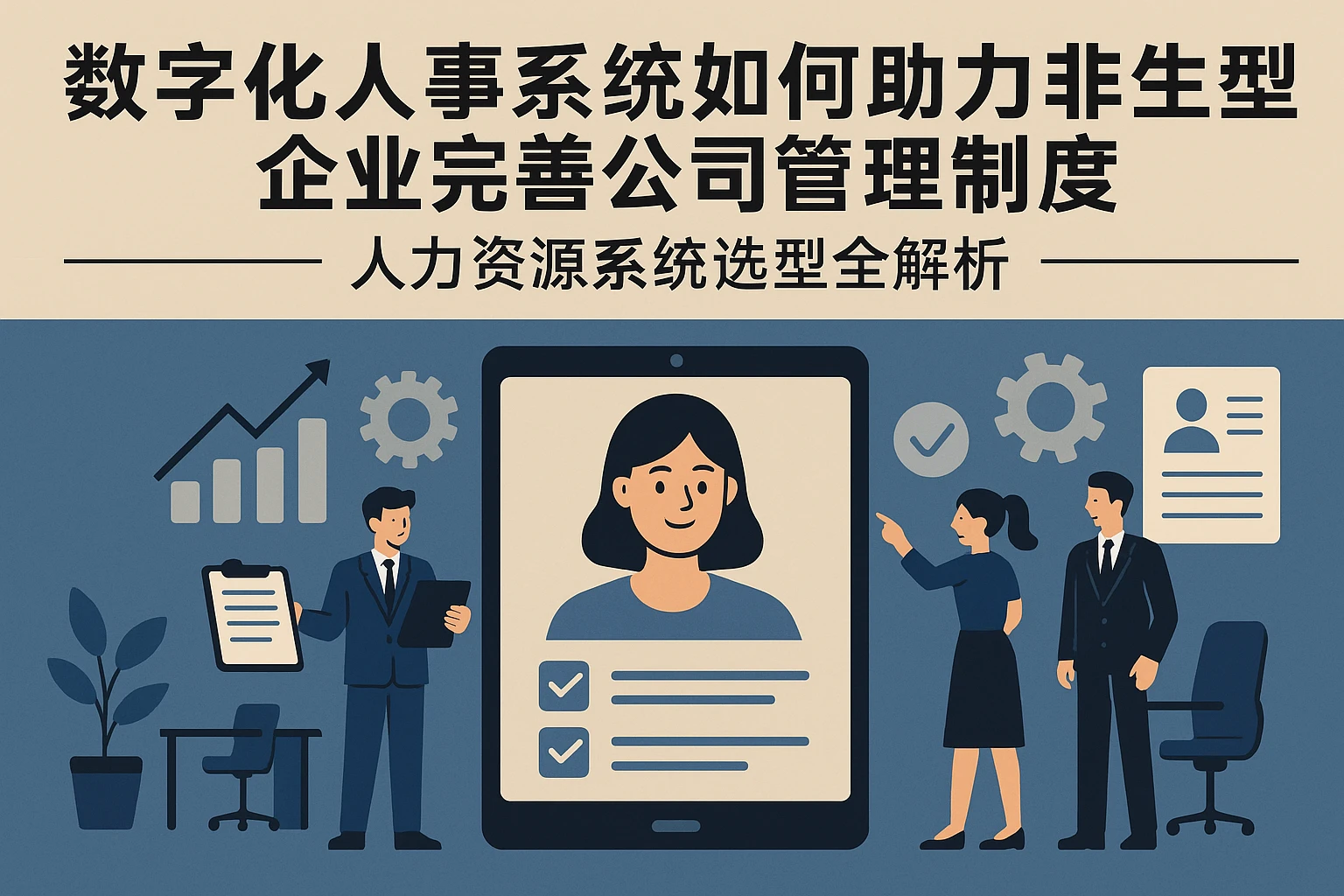 数字化人事系统如何助力非生产型企业完善公司管理制度——人力资源系统选型全解析