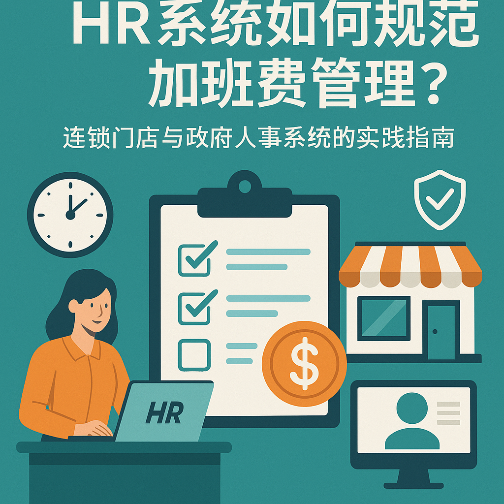 HR系统如何规范加班费管理？连锁门店与政府人事系统的实践指南