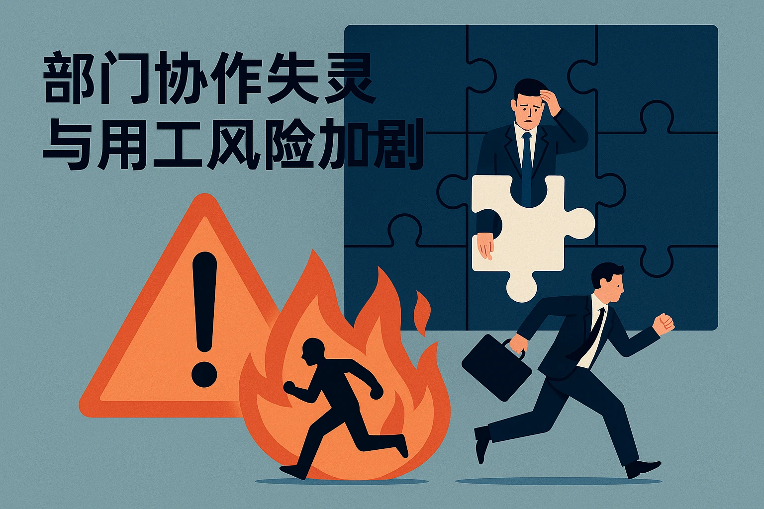 部门协作失灵与用工风险加剧