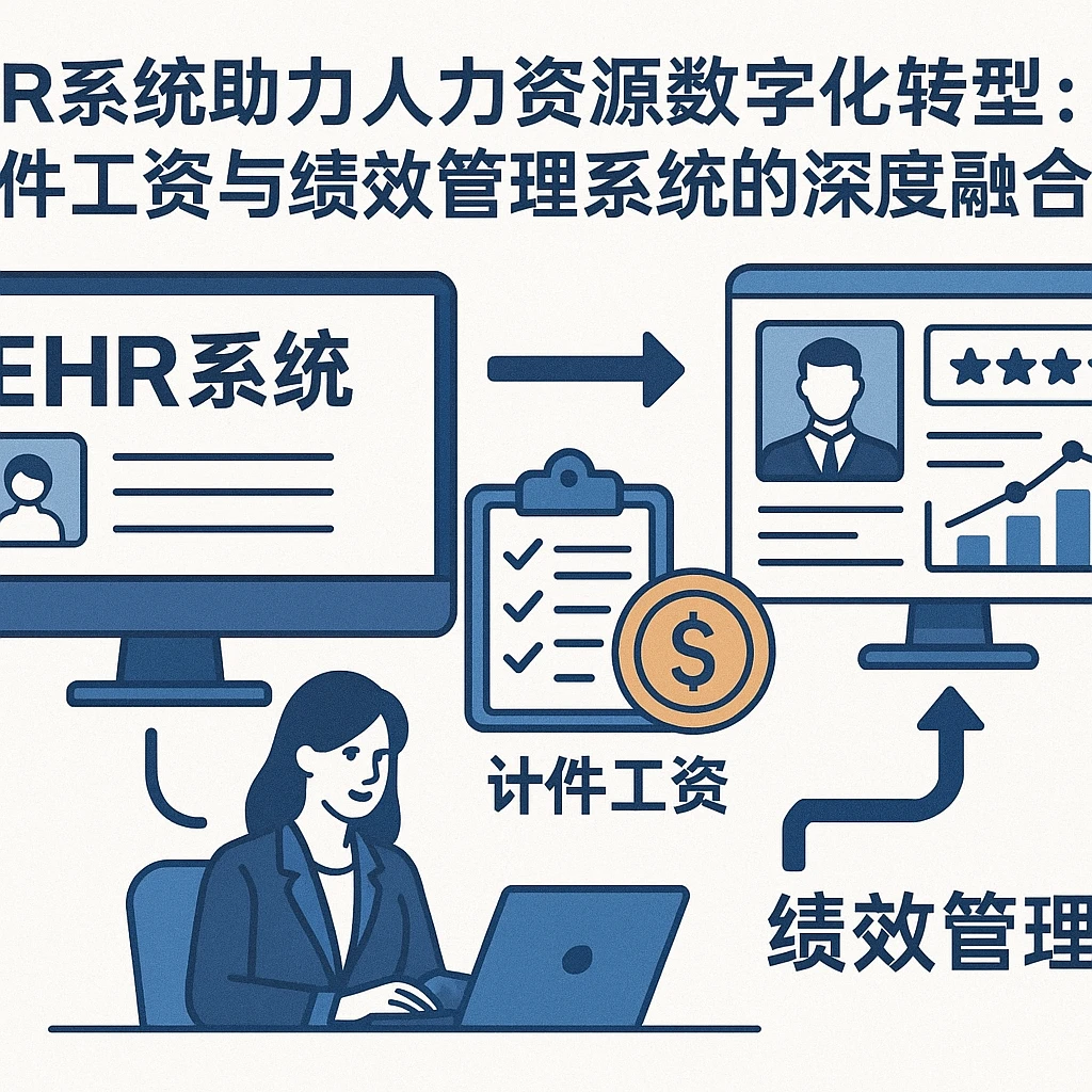 EHR系统助力人力资源数字化转型：计件工资与绩效管理系统的深度融合