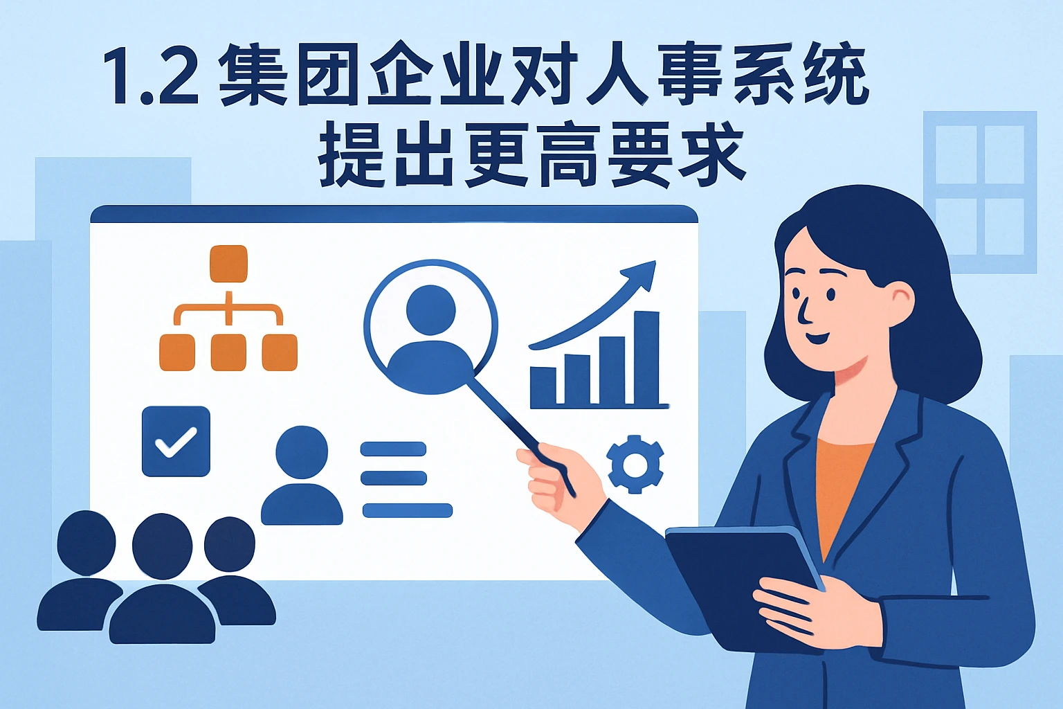 1.2 集团企业对人事系统提出更高要求