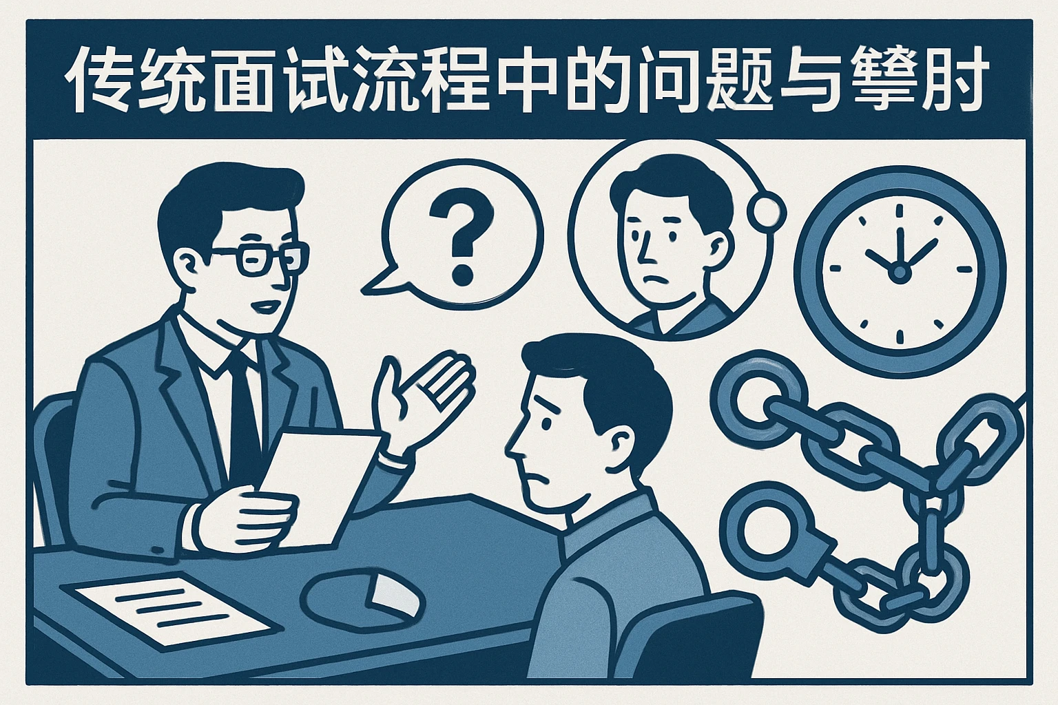 传统面试流程中的问题与掣肘