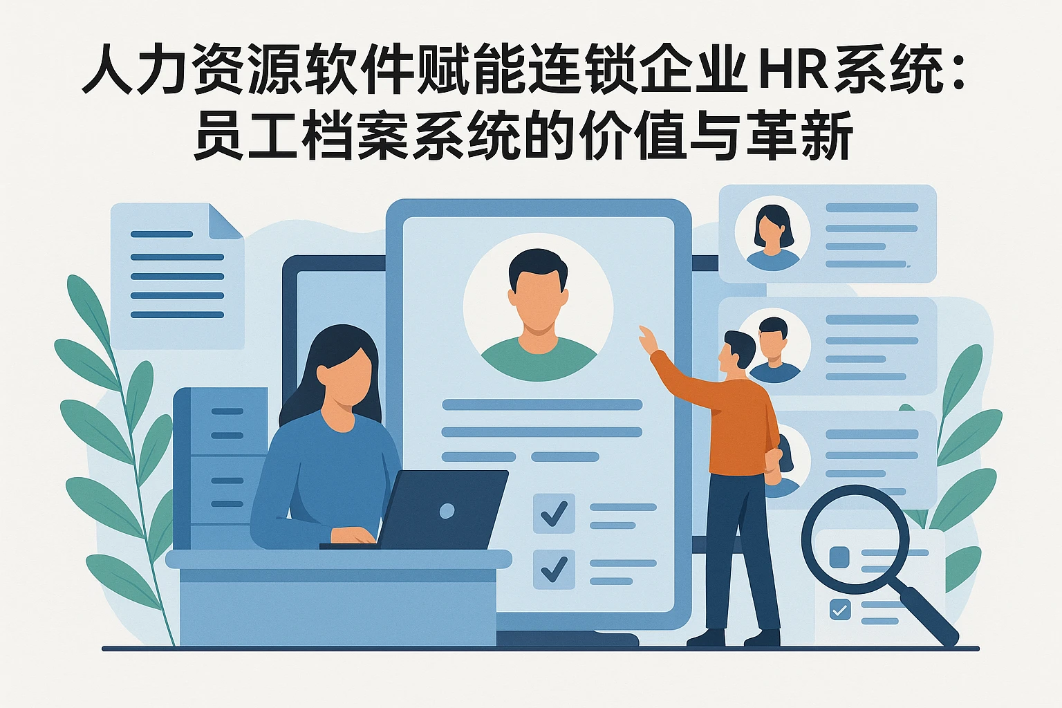 人力资源软件赋能连锁企业HR系统：员工档案系统的价值与革新