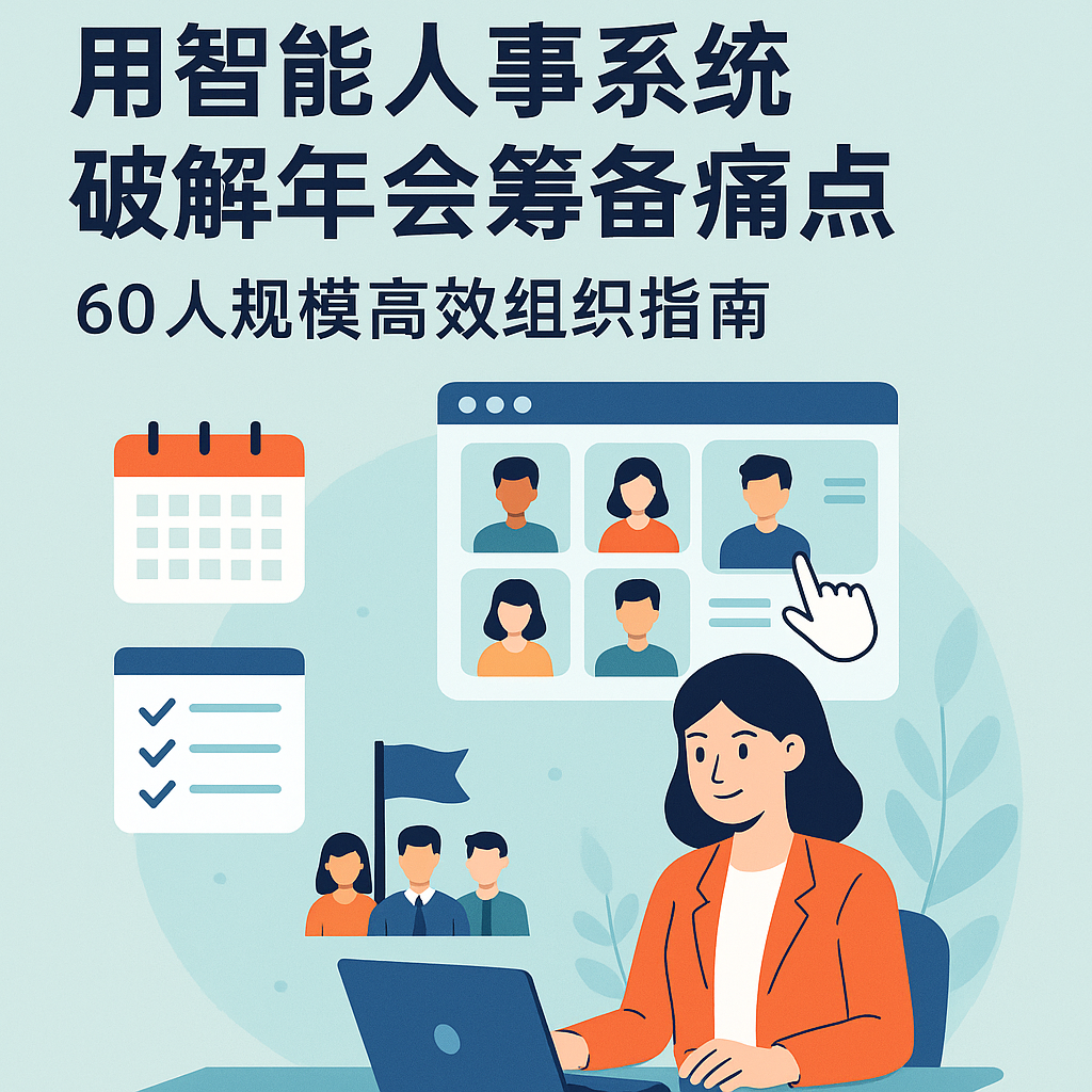 用智能人事系统破解年会筹备痛点：60人规模高效组织指南