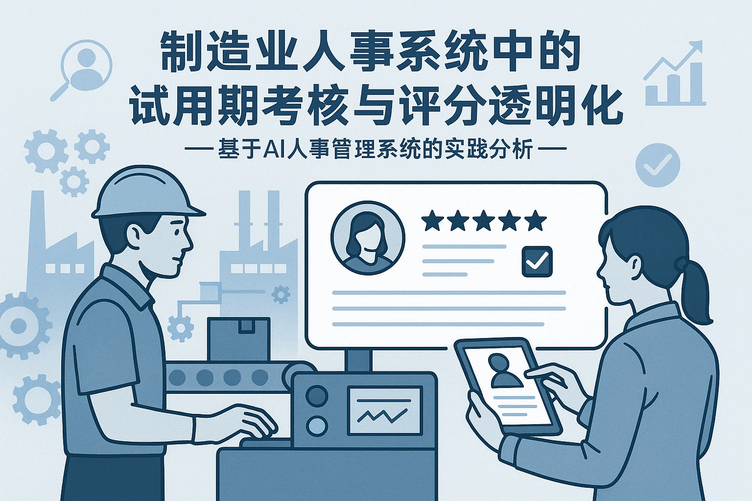制造业人事系统中的试用期考核与评分透明化 —— 基于AI人事管理系统的实践分析