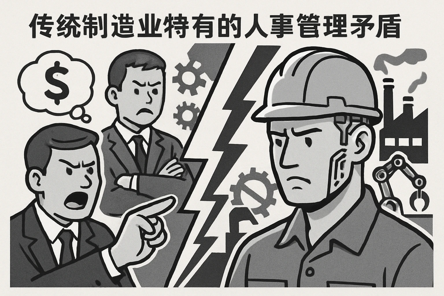 传统制造业特有的人事管理矛盾