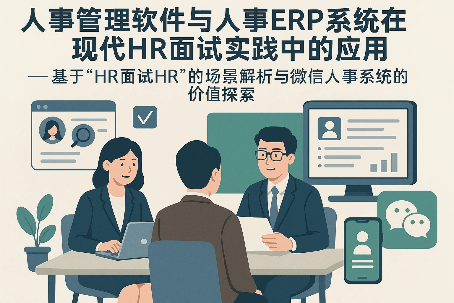 人事管理软件与人事ERP系统在现代HR面试实践中的应用——基于“HR面试HR”的场景解析与微信人事系统的价值探索