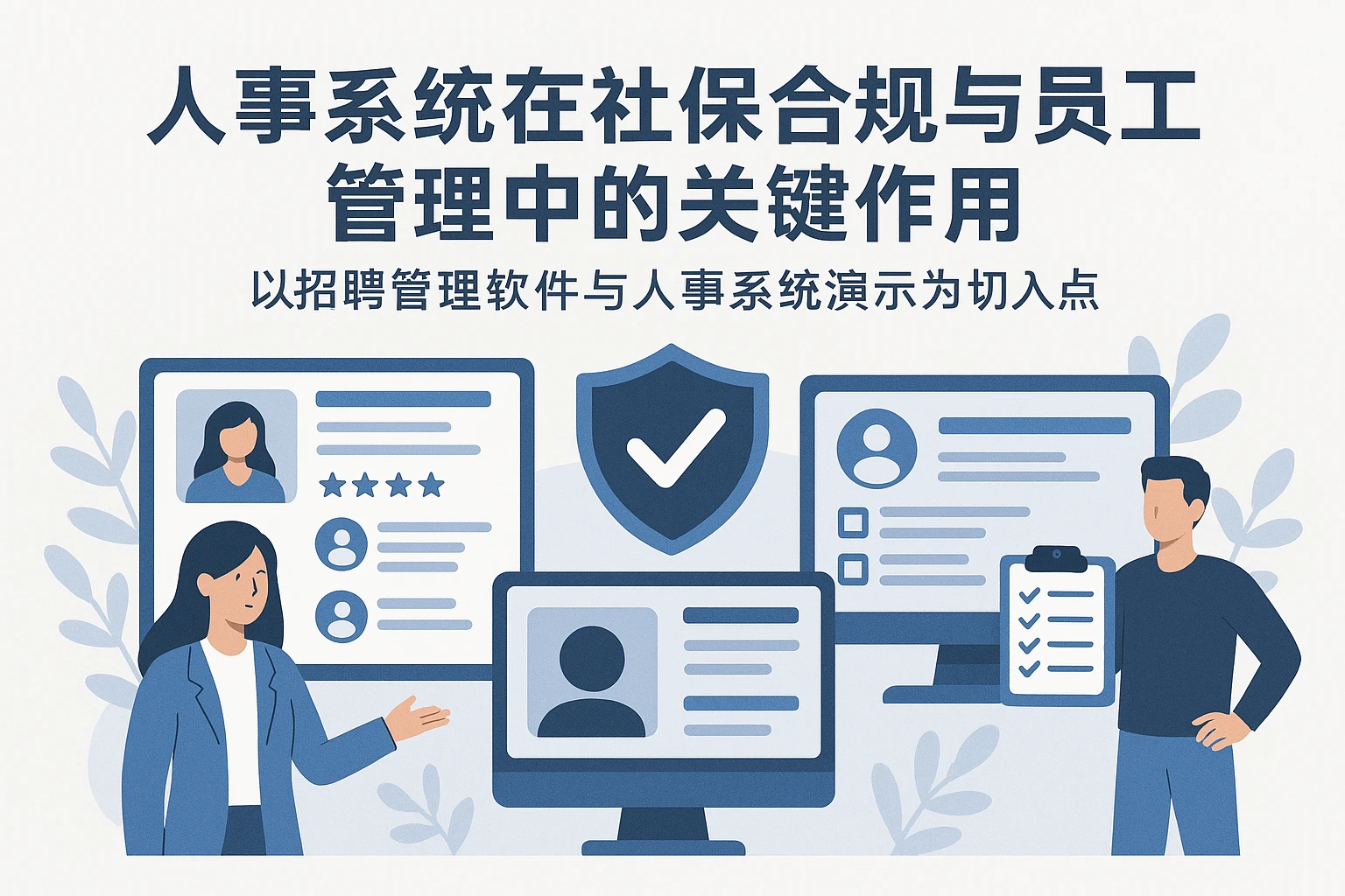 人事系统在社保合规与员工管理中的关键作用——以招聘管理软件与人事系统演示为切入点