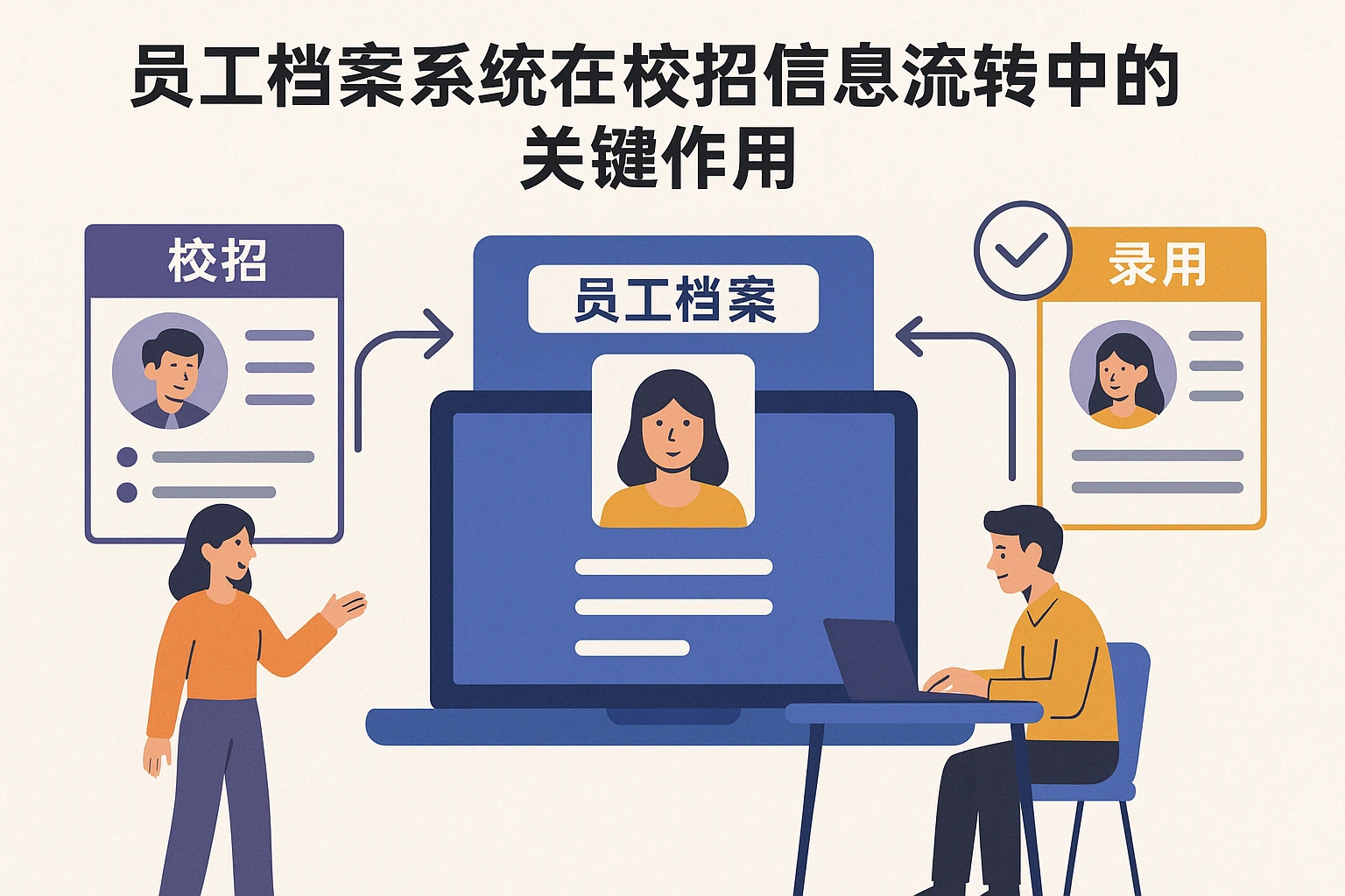 员工档案系统在校招信息流转中的关键作用