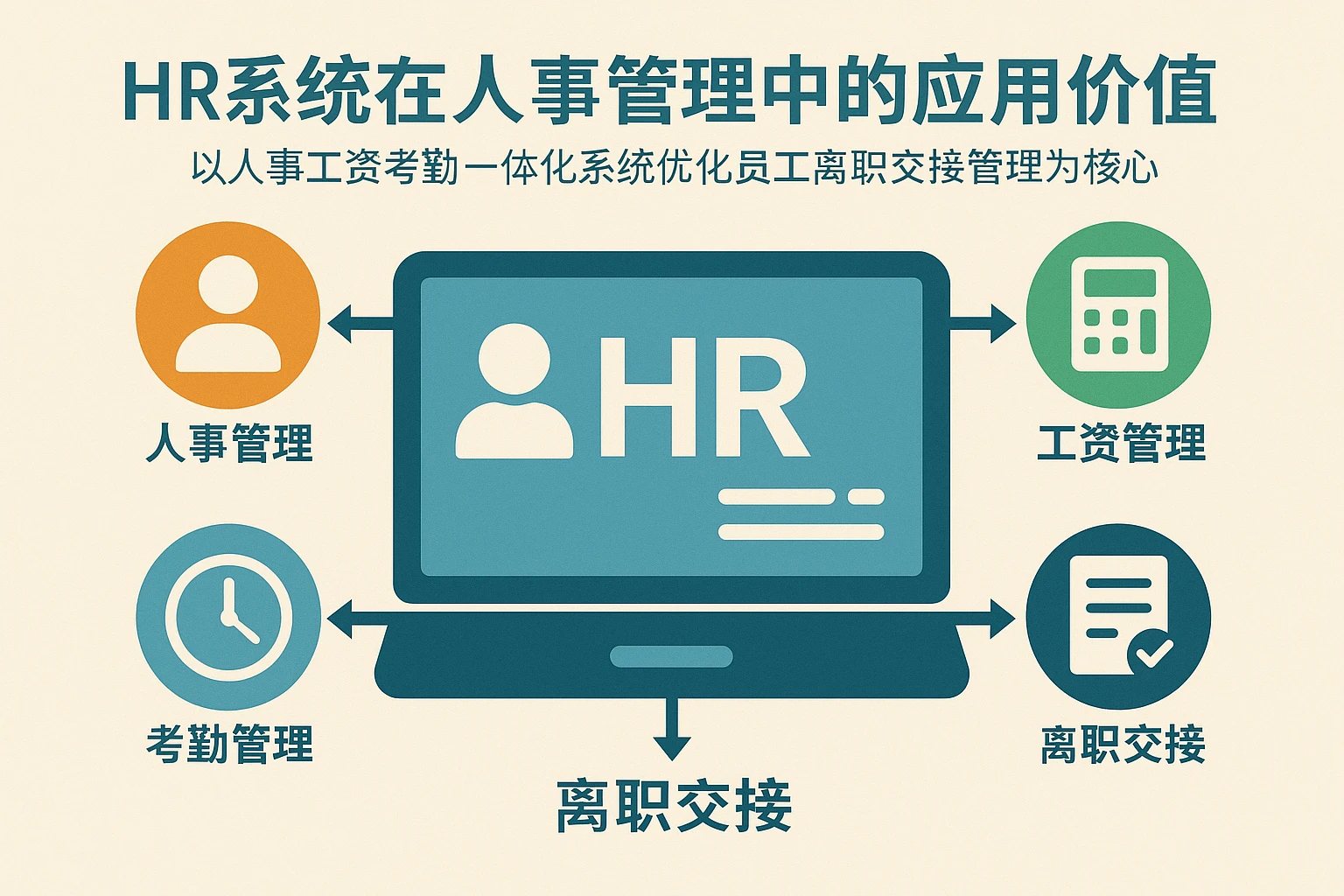 HR系统在人事管理中的应用价值——以人事工资考勤一体化系统优化员工离职交接管理为核心