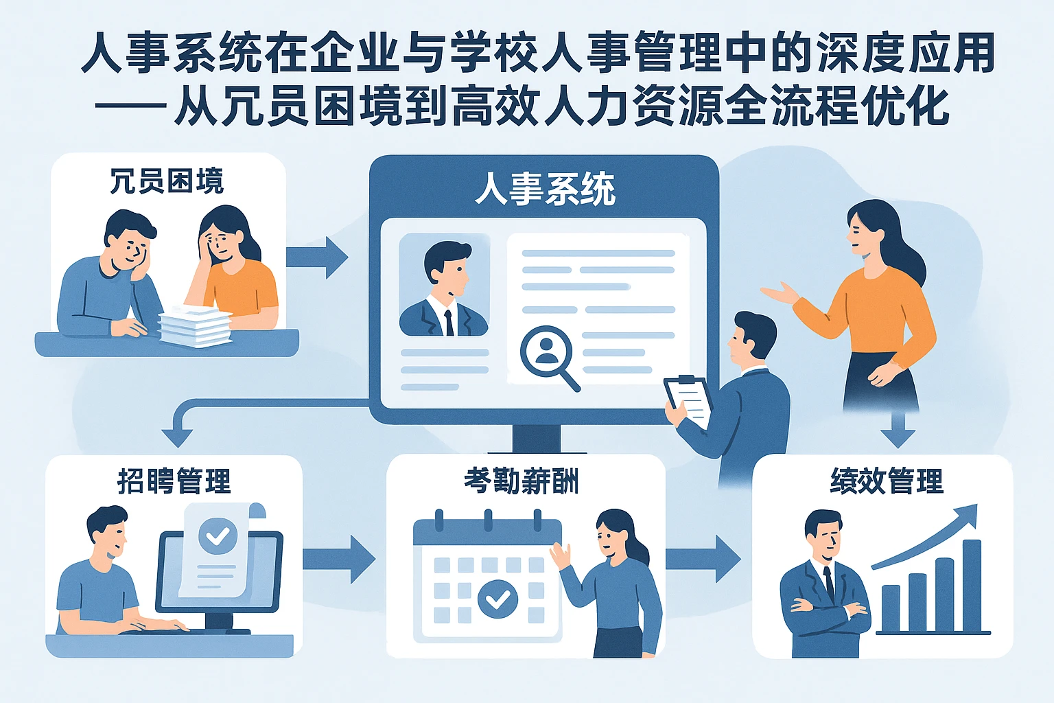人事系统在企业与学校人事管理中的深度应用——从冗员困境到高效人力资源全流程优化