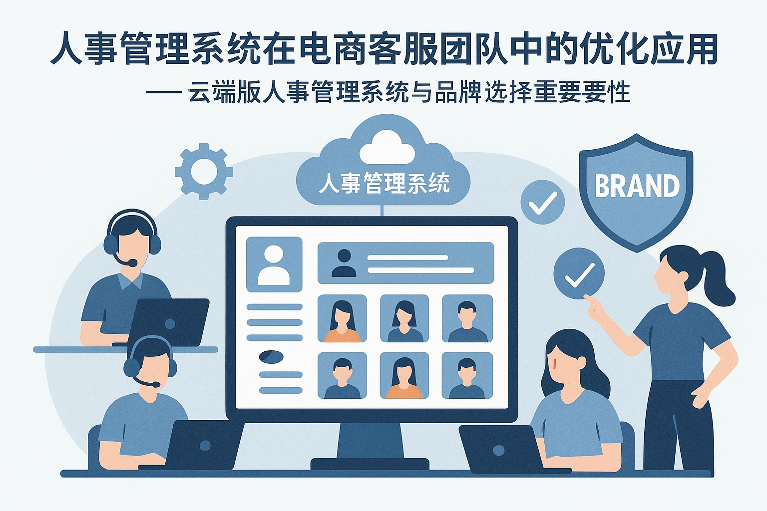 人事管理系统在电商客服团队中的优化应用 —— 云端版人事管理系统与品牌选择的重要性